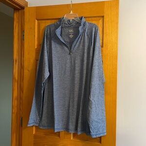 Men’s big and tall performance quarter zip